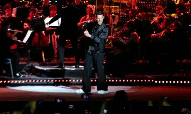 Ricky Martin vuelve a Puerto Rico luego de tres años con concierto sinfónico