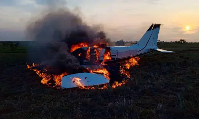 Destruyen dos aeronaves usadas para el narcotráfico en Apure