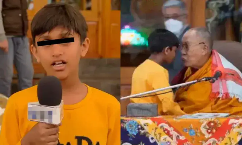 Habla el niño del polémico vídeo de Dalai Lama
