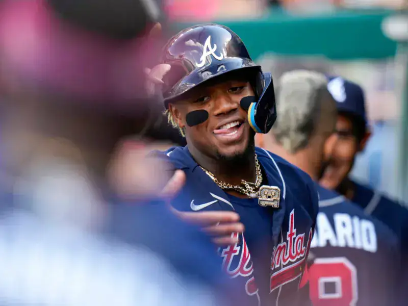 Ronald Acuña Jr. lideró las estadísticas de abril