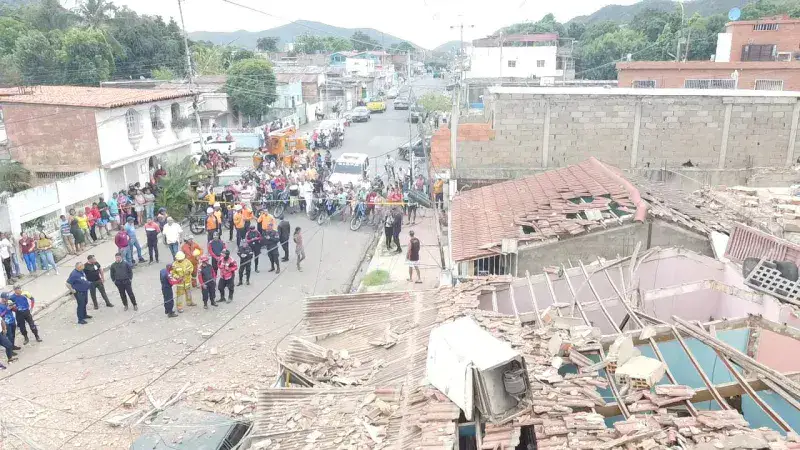 Dos muertos y 8 heridos por una explosión de gas en Puerto La Cruz