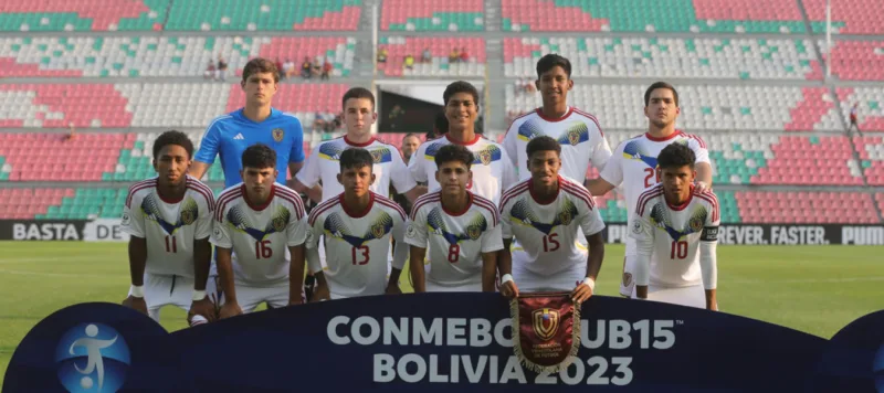 La Vinotinto goleó a Ecuador en el Sudamericano sub-15