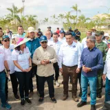 Inspeccionan trabajos del Parque Monumental Ana María Campos