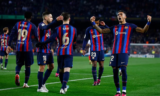 El Barça, el líder con más puntos de los últimos años