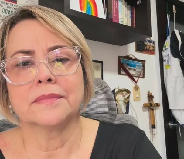 Pilín León dijo que no dejaron entrar a Venezuela una ayuda humanitaria desde Colombia
