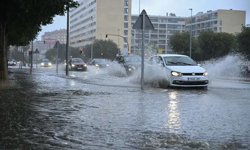 Gran parte de España en alerta por previsión de lluvias torrenciales
