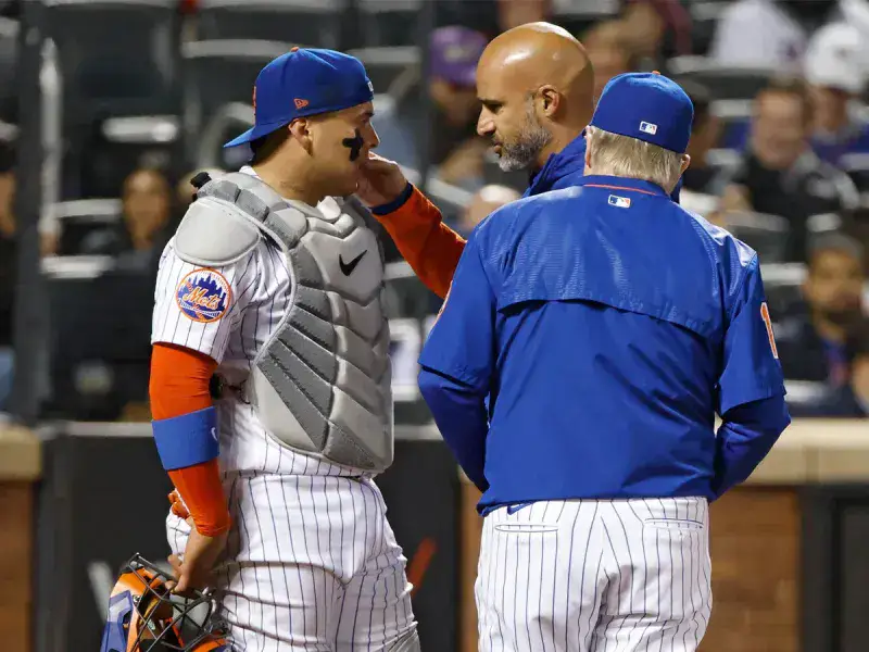 Francisco Álvarez “bien” tras ser chequeado por Mets