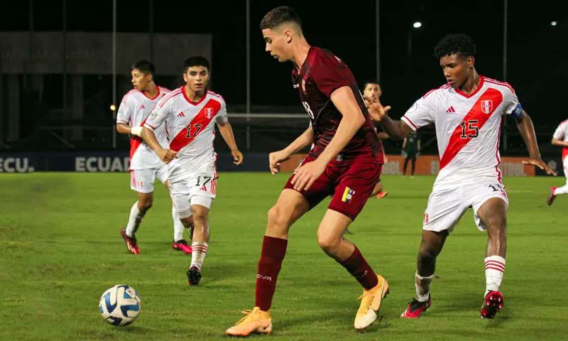Venezuela empata ante Perú por el Sudamericano Sub-17