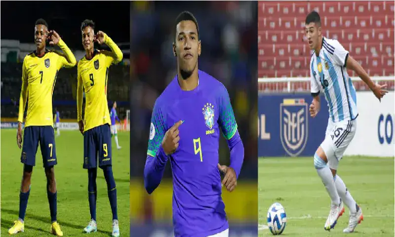 Argentina, Ecuador y Brasil se clasifican para el Mundial Sub-17