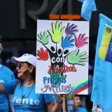 Vente protesta en Caracas y pide fecha electoral y excarcelaciones