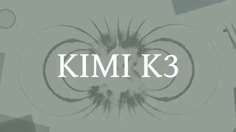 Kimi K3 debuta con 2,8 billones de parámetros y 1 millón