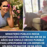 
			Mujer simuló relación amorosa con un anciano para despojarlo de su fortuna		