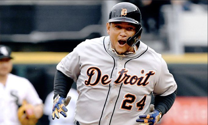 Miguel Cabrera conecta par de sencillos y se aproxima a los 3.100