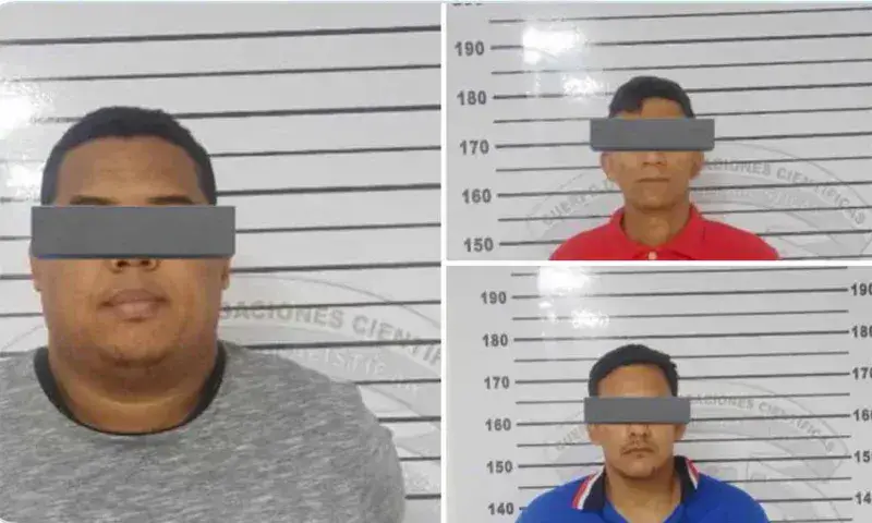 Detienen a dos funcionarios y a un civil por presuntos casos de extorsión 