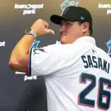 Sasaki inicia su camino con los Marlins tras el draft