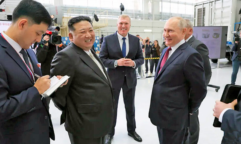 Visita del líder norcoreano Kim a Rusia continuará "unos días más"
