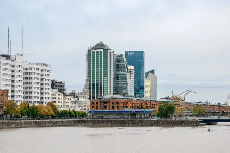 Explore the contemporary architecture of Puerto Madero, Buenos Aires, Argentina's vibrant urban district.