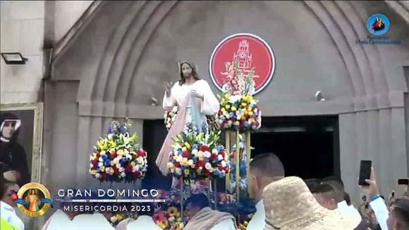 Inició la procesión de Jesús de la Divina Misericordia en Maracaibo (Video)
