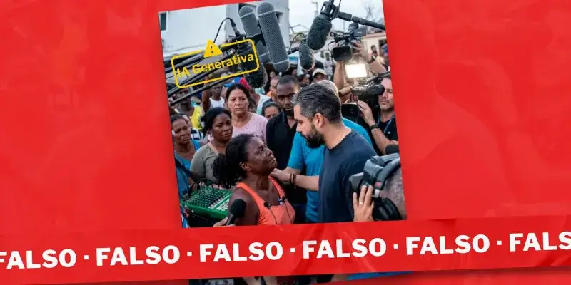 PSUV difunde imagen con IA para alterar reclamo en La Guaira