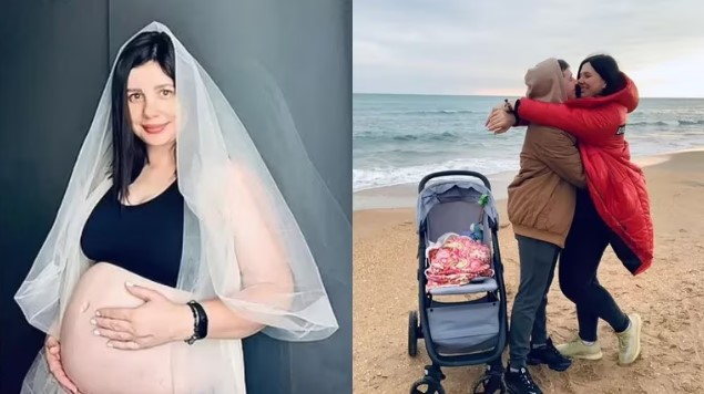 
				Una influencer rusa dejó a su esposo por el hijastro que crió desde los siete años y da a luz a su segundo hijo			