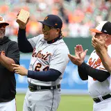 Miguel Cabrera recibe homenaje de los Orioles de Baltimore