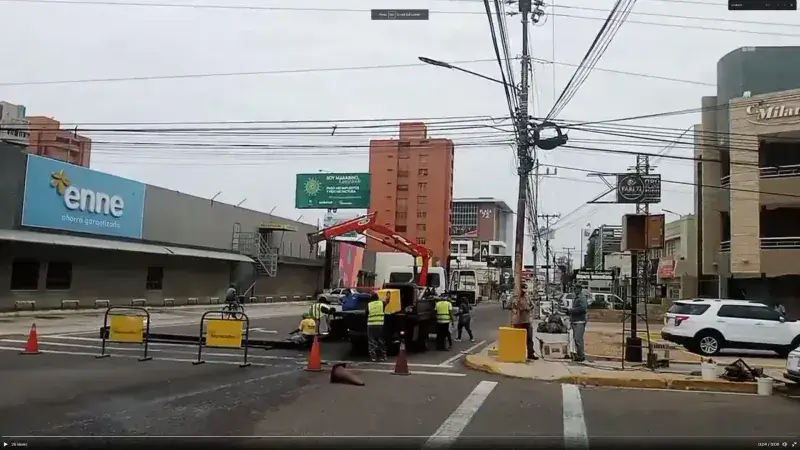 Imtcuma realiza mantenimiento vial y a semáforos en Calle 72 con Avenida 13
