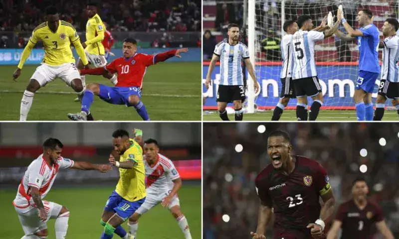 Brasil y Argentina, líderes de la eliminatoria suramericana