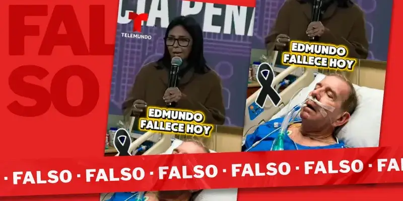 Falso video atribuye muerte de Edmundo González