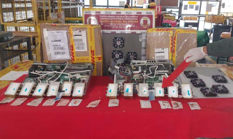Incautan 12 kilos de cocaína con destino a Londres