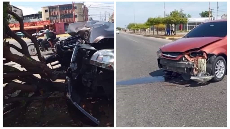 Cuatro heridos en aparatoso choque en Ciudad Ojeda
