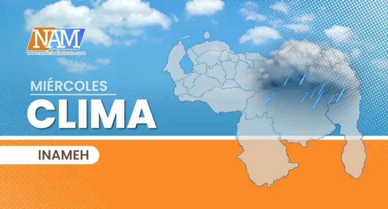 Inameh prevé cielo despejado y lluvias en Zulia y Falcón