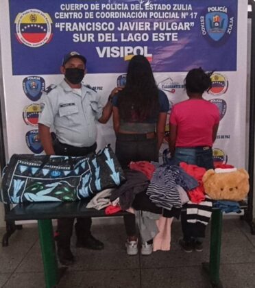 Cpez capturó a una menor de edad y a una mujer por hurto