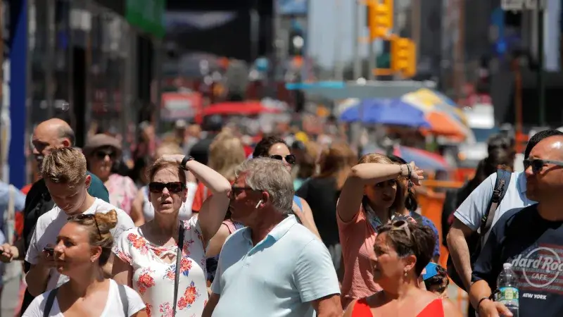 Ola de calor en EE.UU. marca 43 °C, récord de más de 150 años