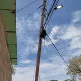Poste eléctrico en Carora amenaza con colapsar