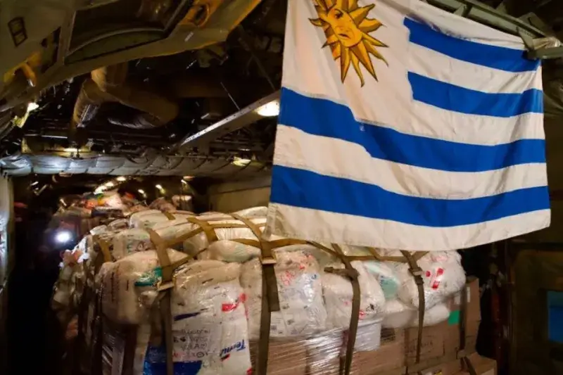 Uruguay envía 15 toneladas de ayuda a Venezuela