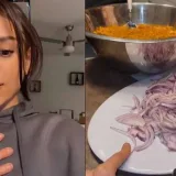 Danna Paola prepara hallacas junto a su novio venezolano