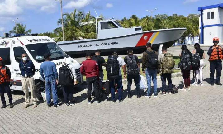 Rescatan a migrantes venezolanos cerca de la isla de San Andrés