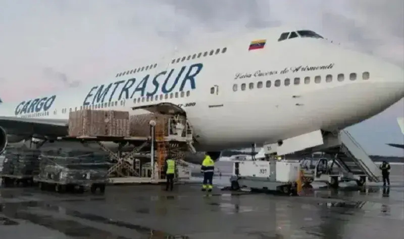 Argentina ordena decomiso de avión venezolano-iraní solicitado por EE. UU.