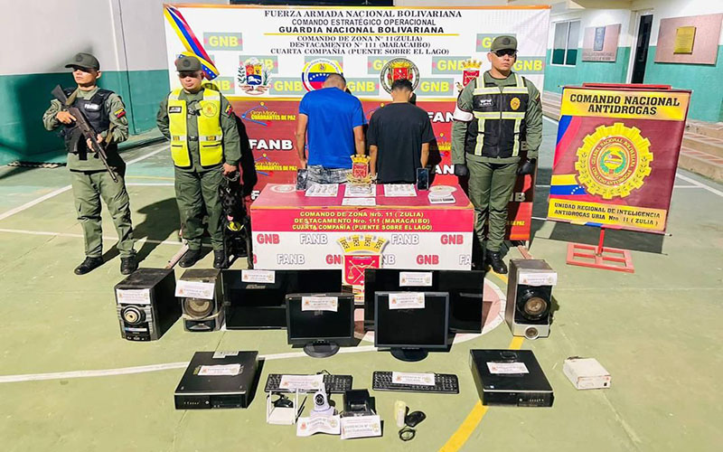 
			GNB desmanteló centro de apuesta clandestino en Maracaibo usado también para la venta de drogas		