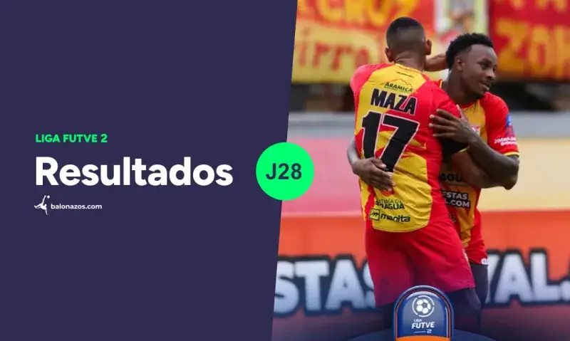Resultados de la Liga FutVe 2 en Centro Oriental y Occidental