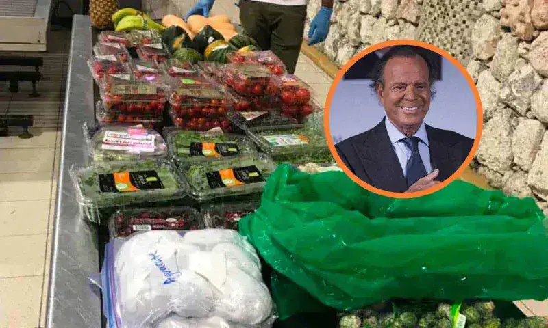 Decomisan frutas a Julio Iglesias en República Dominicana