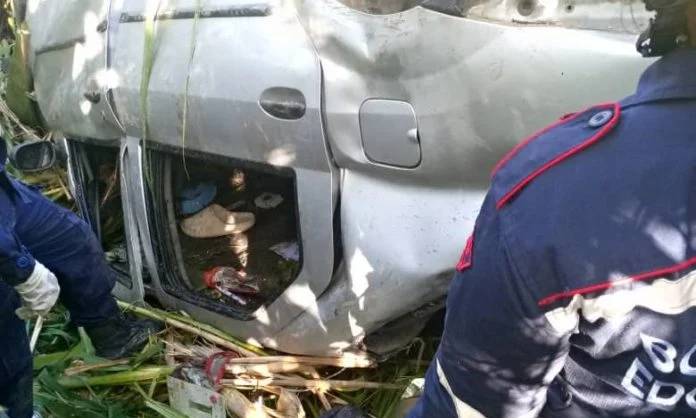 Una mujer muerta y cinco herido deja accidente en Barlovento