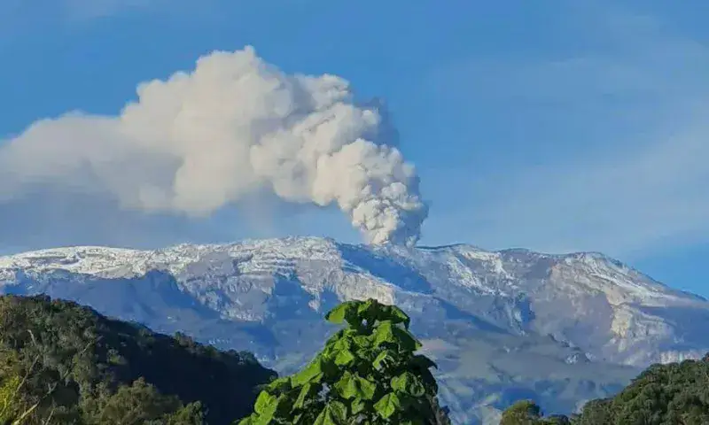 Aumentan este lunes los sismos en el volcán Nevado del Ruiz