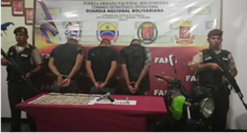 Tres ciudadanos detenidos tras robo frustrado a familia en Cojedes