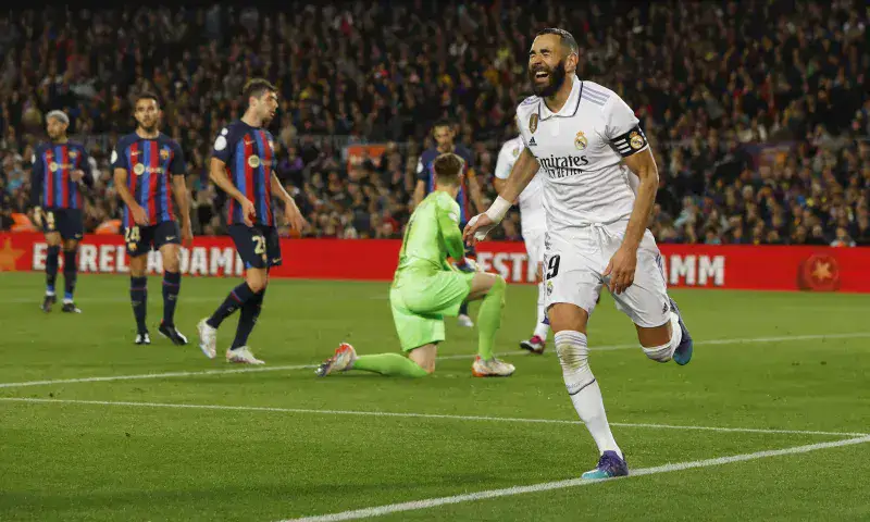 Madrid golea 4-0 al Barça y clasifica a la final de la Copa del Rey