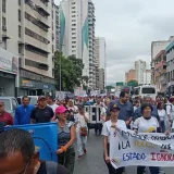 Trabajadores de la salud protestaron en Caracas por salarios y beneficios laborales