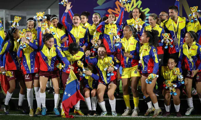 Vinotinto femenina Sub-23 logra el oro en los Juegos del Alba
