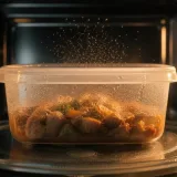Calentar comida en un táper de plástico puede liberar microplásticos invisibles