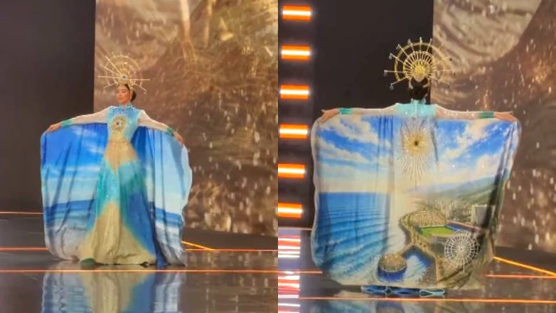 Silvia Maestre llevó a La Guaira al desfile de trajes típicos