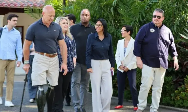 Delegación del Congreso de EE. UU. se reunió con Rodríguez en Caracas